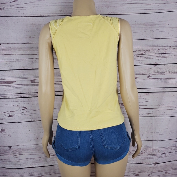 produce company small yellow sleeveless top ( 5 for $20 ) - Picture 6 of 8